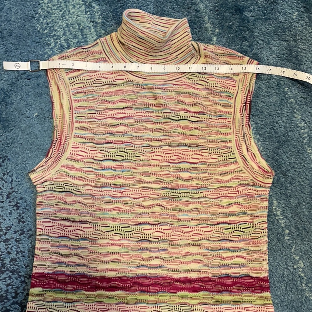 Missoni Turtleneck Sleeveless Sweater View 5